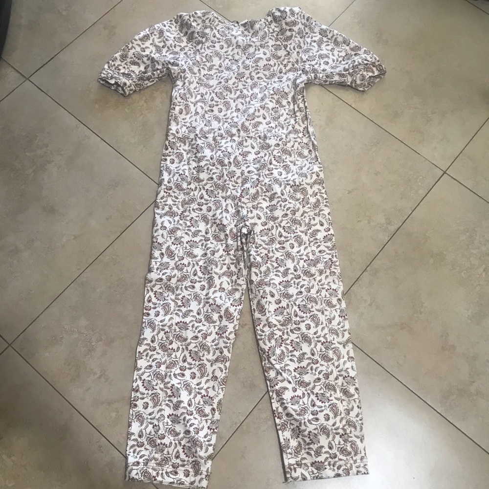 NWT Zara Girls Floral Printed Jumpsuit - Picture 9 of 10